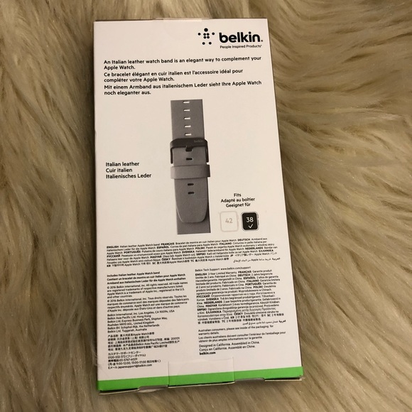 Belkin 38mm Apple Watch classic leather band - Picture 5 of 8